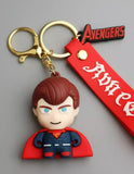3D PVC Figure Keychain - Superman Superheroes - Chibi Superman Classic Suit