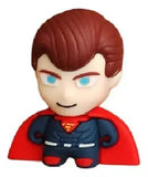 3D PVC Figure Keychain - Superman Superheroes - Chibi Superman Classic Suit