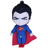 3D PVC Figure Keychain - Superman Superheroes - Chibi Superman Serious