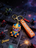 3D PVC Figure Keychain - Thanos Superheroes - Chibi Thanos Classic Armor