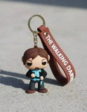 3D PVC Figure Keychain - The Walking Dead - Governor With Knife