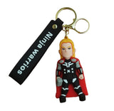 3D PVC Figure Keychain - Marvel - Chibi Thor Holding Mjolnir Variant 2