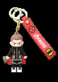 3D PVC Figure Keychain - Thor Superheroes - Bro Thor Holding Stormbreaker