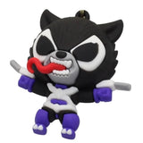 3D PVC Figure Keychain - Venom Superheroes - Venomized Wolverine Chibi Figure
