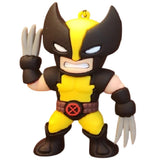 3D PVC Figure Keychain - Wolverine Superheroes - Wolverine Classic Claws Out