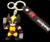 3D PVC Figure Keychain - Wolverine Superheroes - Wolverine Classic Claws Out