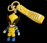 3D PVC Figure Keychain - Wolverine Superheroes - Chibi Wolverine Classic Suit