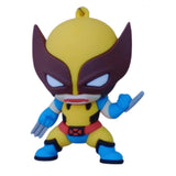 3D PVC Figure Keychain - Wolverine Superheroes - Chibi Wolverine Classic Outfit