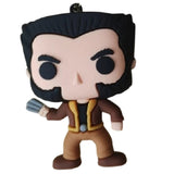 3D PVC Figure Keychain - X-Men - Wolverine Brown Jacket Claws