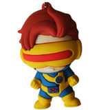 3D PVC Figure Keychain - X-Men - Chibi Cyclops Classic Suit