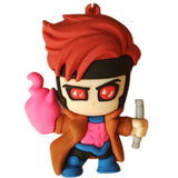 3D PVC Figure Keychain - X-Men - Gambit Staff Energy
