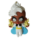 3D PVC Figure Keychain - X-Men - Storm White Suit Lightning