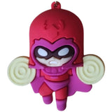 3D PVC Figure Keychain - X-Men - Chibi Magneto Flying