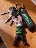 3D PVC Figure Keychain - Zootopia - Judy Hopps Police Uniform