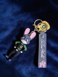 3D PVC Figure Keychain - Zootopia - Judy Hopps Police Uniform Variant 2