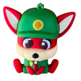 3D PVC Figure Keychain - Zootopia - Chibi Nick Wilde Junior Ranger
