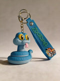 3D PVC Figure Keychain - Zootopia - Mr Big's Snake Coiled