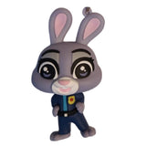 3D PVC Figure Keychain - Zootopia - Judy Hopps Police Uniform Variant 3