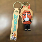 3D PVC Figure Keychain - Zootopia - Jerry Jumbeaux Jr. Grumpy Pose