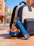3D PVC Figure Keychain - Zootopia - Chibi Clawhauser Holding Donut