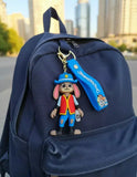 3D PVC Figure Keychain - Zootopia - Stu Hopps Farmer Outfit