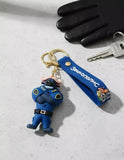 3D PVC Figure Keychain - Zootopia - Chief Bogo Police Uniform