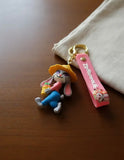 3D PVC Figure Keychain - Zootopia - Judy Hopps Farmer Outfit
