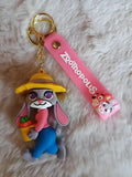 3D PVC Figure Keychain - Zootopia - Judy Hopps Farmer Outfit