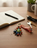 3D PVC Figure Keychain - Zootopia - Nick Wilde Holding Finnick