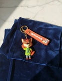 3D PVC Figure Keychain - Zootopia - Nick Wilde Green Shirt Smirk
