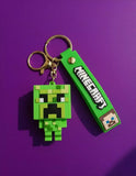 3D PVC Figure Keychain - Minecraft - Chibi Creeper