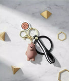3D PVC Figure Keychain - Osos Escandalosos - Grizz Standing