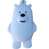 3D PVC Figure Keychain - Osos Escandalosos - Ice Bear Standing