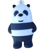 3D PVC Figure Keychain - Osos Escandalosos - Panda Standing