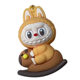 3D PVC Figure Keychain - Labubu - Riding Rocking Horse