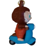 3D PVC Figure Keychain - Labubu - Riding Scooter Variant 2