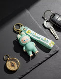 3D PVC Figure Keychain - Labubu - Mint Bunny