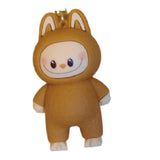 3D PVC Figure Keychain - Labubu - Brown Bear Costume