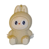 3D PVC Figure Keychain - Labubu - Bunny Costume Sitting