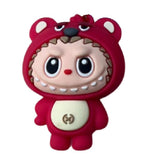 3D PVC Figure Keychain - Labubu - Lotso Bear