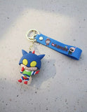 3D PVC Figure Keychain - Labubu - Ultraman Outfit