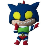 3D PVC Figure Keychain - Labubu - Ultraman Outfit