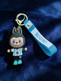3D PVC Figure Keychain - Labubu - Soccer Player Number 10