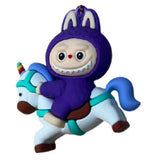 3D PVC Figure Keychain - Labubu - Riding Unicorn