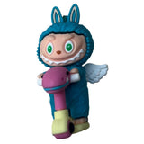 3D PVC Figure Keychain - Labubu - Bunny Monster With Scooter