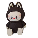 3D PVC Figure Keychain - Labubu - Brown Bear Sitting