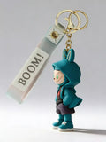 3D PVC Figure Keychain - Labubu Es Araña - Labubu Spider Hoodie