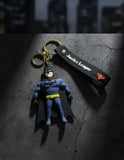 3D PVC Figure Keychain - Liga De La Justicia Batman - Batman Blue Suit Standing