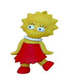 3D PVC Figure Keychain - The Simpsons - Lisa Simpson Walking