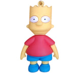 3D PVC Figure Keychain - The Simpsons - Bart Simpson Standing